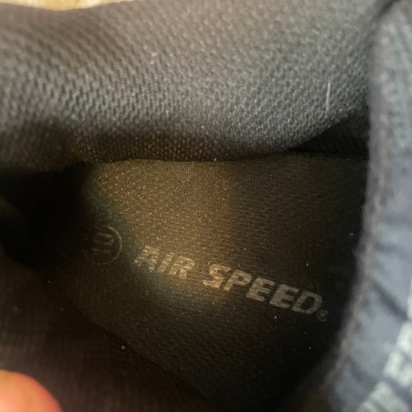 Mike Mcgill Air Speed Suede Leather Skateboard Shoes Sneakers Black Size 10 - Picture 6 of 7